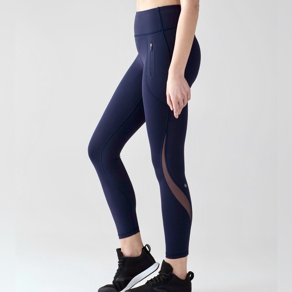 Lululemon Invigorate 7/8 Tight Midnight Navy Blue